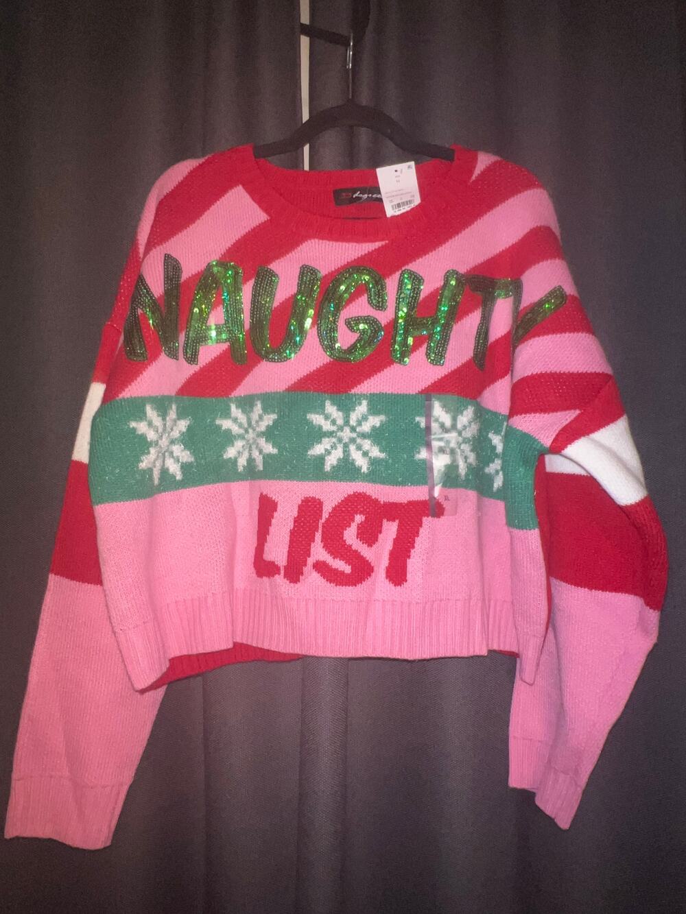 Ugly Christmas Sweater Xmas Size XL NWT